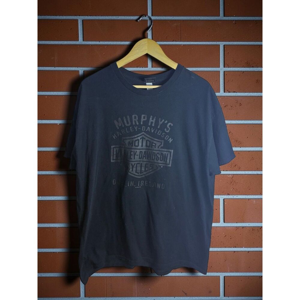 Harley Davidson Murphy's Dublin Ireland T Shirt Men's XL Black Eagle 2022